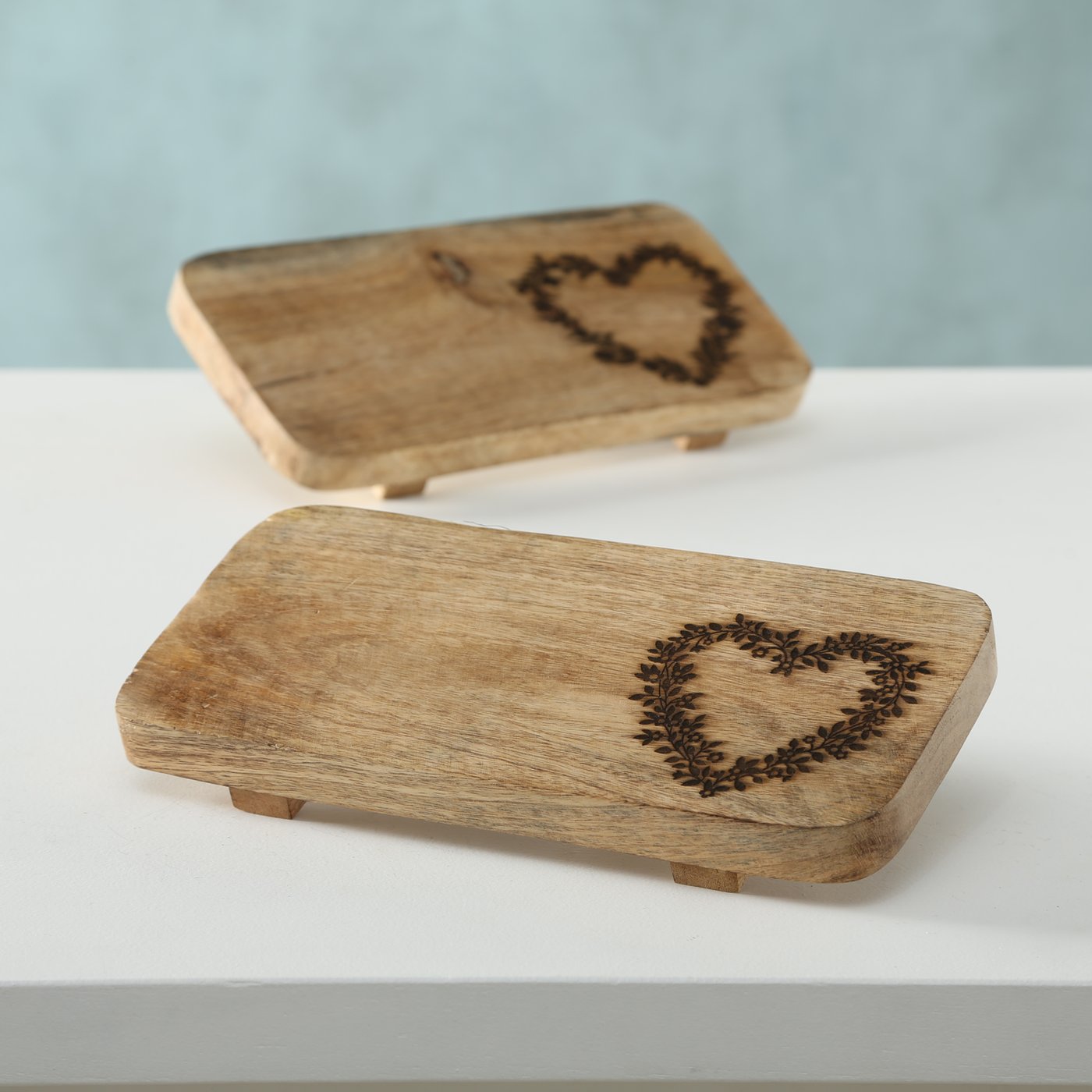 Schneidebrett Berta Holz Herz Varianten