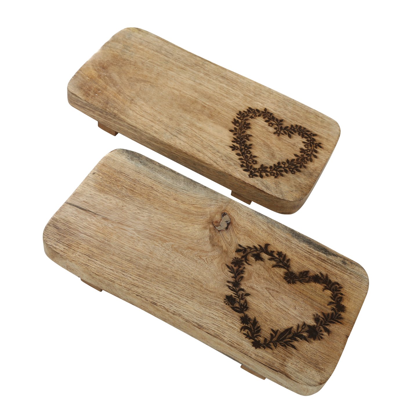 Schneidebrett Herz Holz