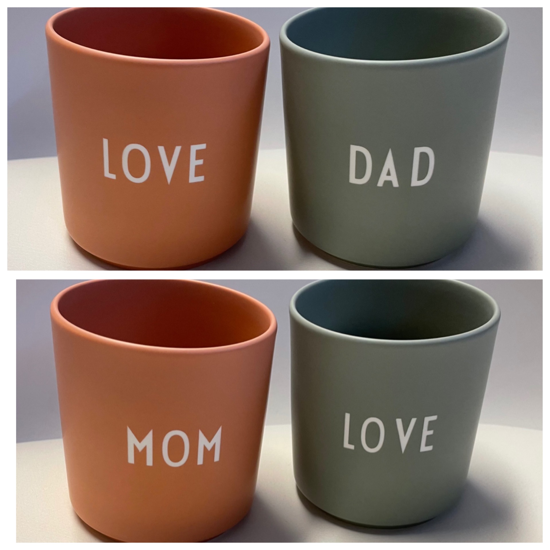 Design Letters Tasse Mom and Dad