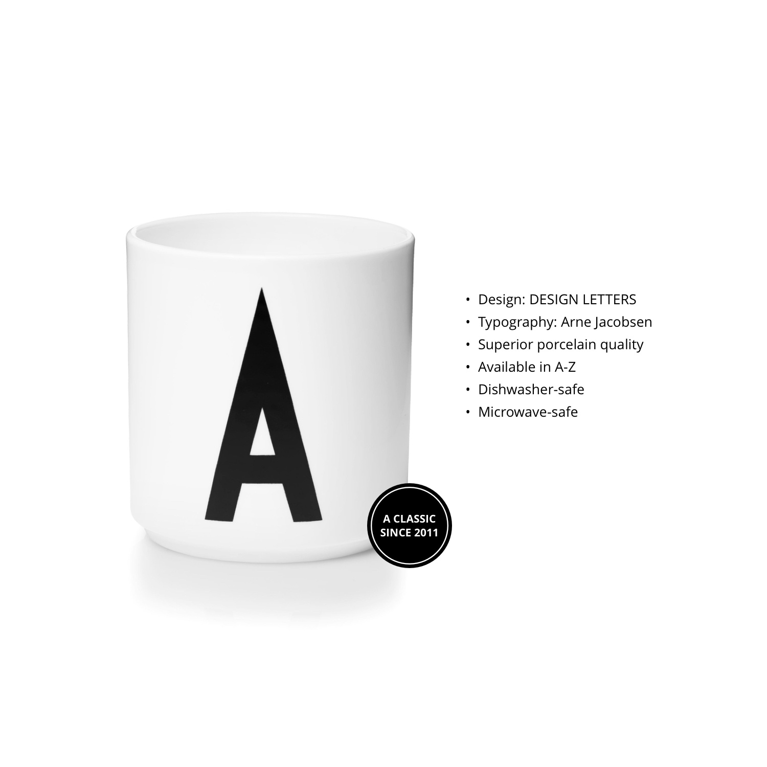 DL Tasse weiss Beschreibung