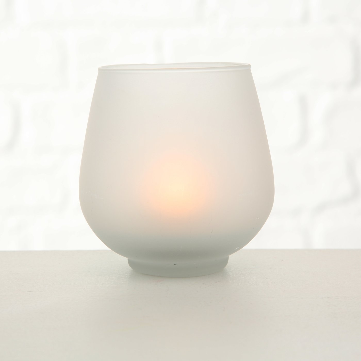 Windlicht Laval Glas brennend