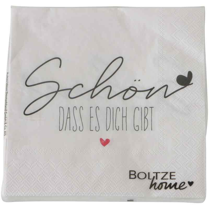 Serviette Schön dass es dich gibt