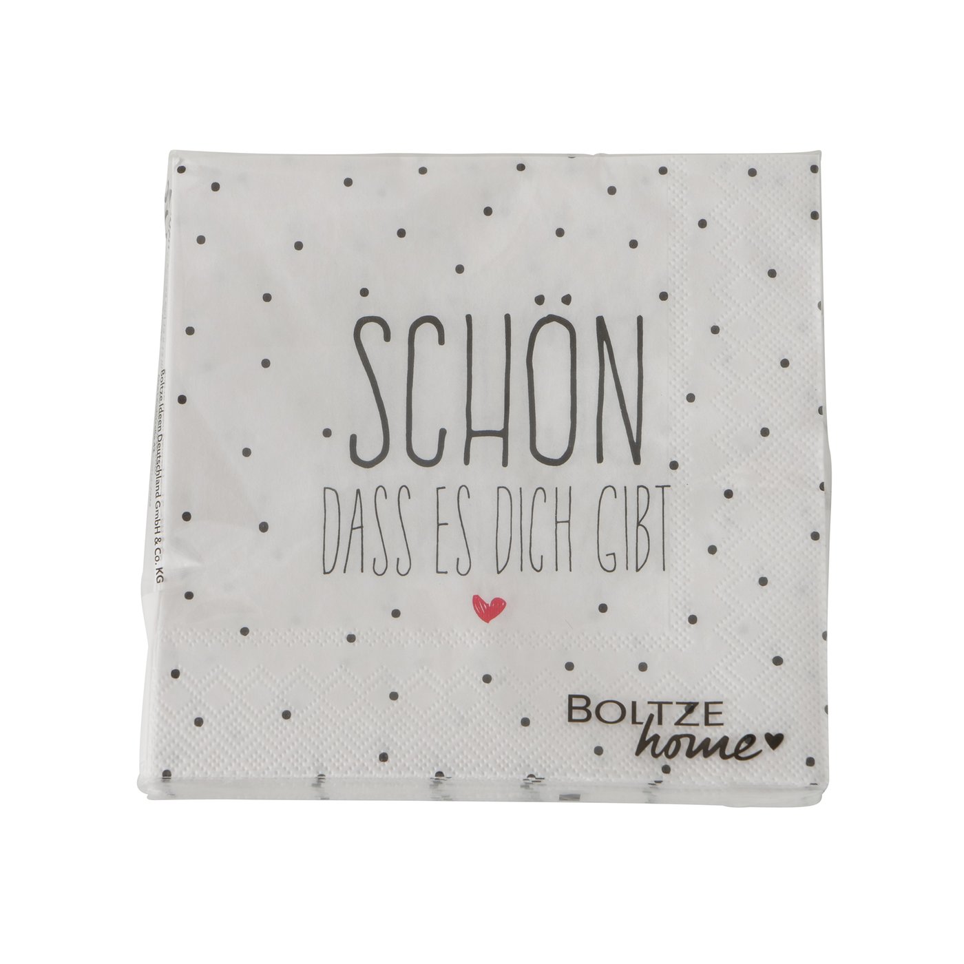 Serviette Schön dass es dich gibt