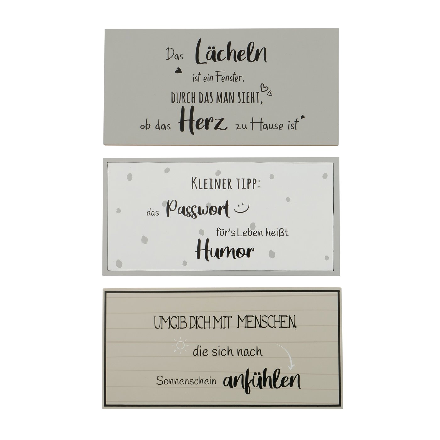 Deko-Schild Lebensgefühl 2