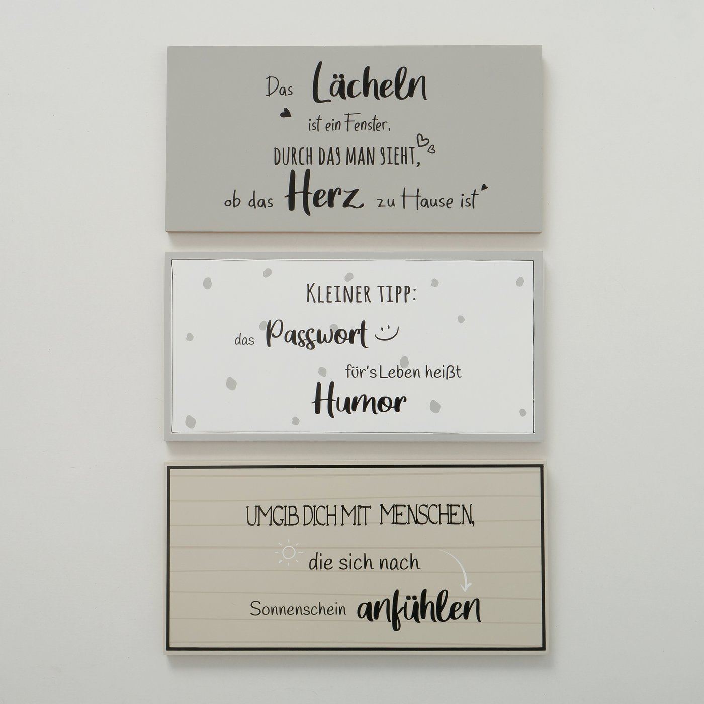 Deko-Schild Lebensgefühl 2