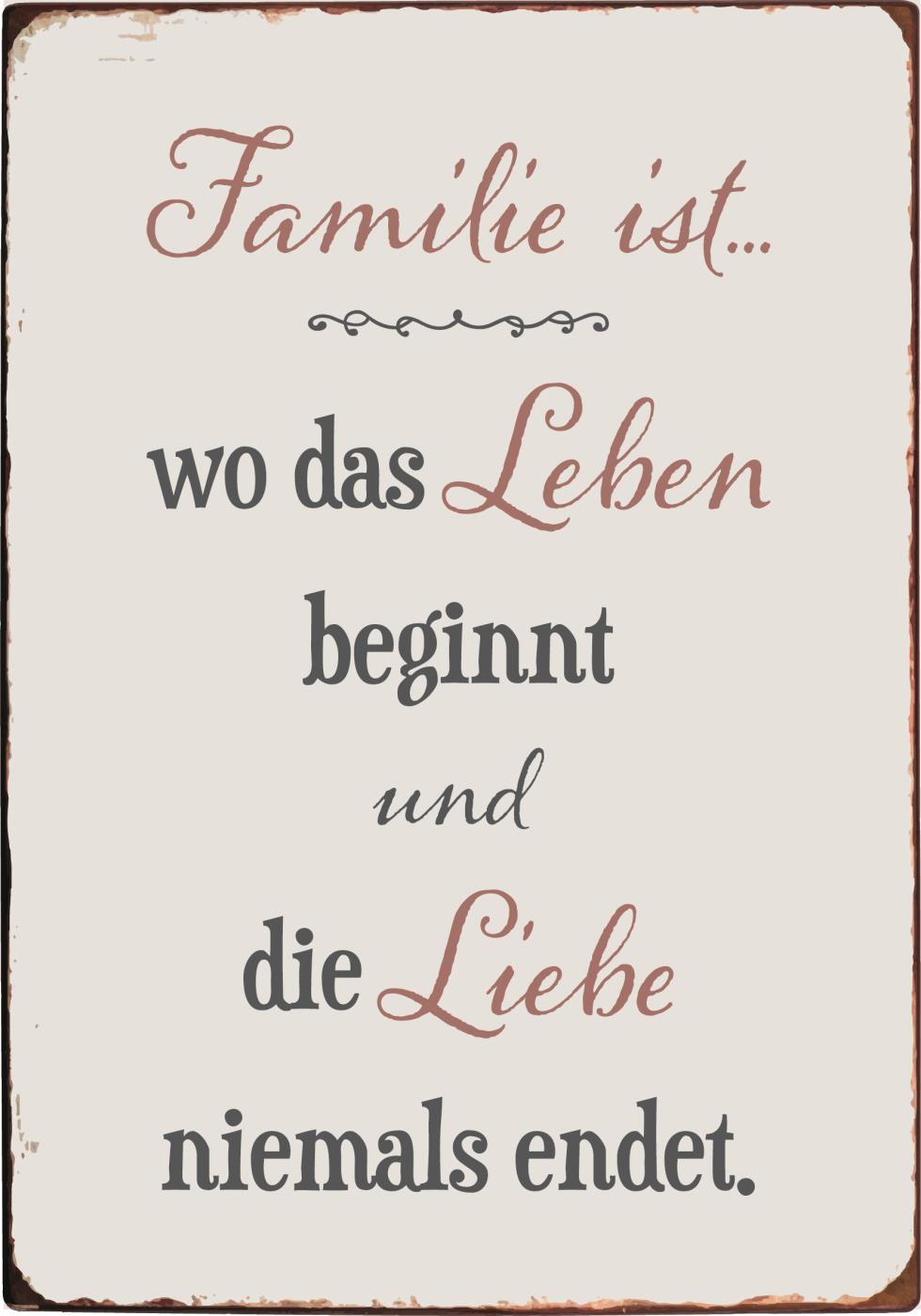 70047-00 <p>Deko-Schild Familie ist…</p>