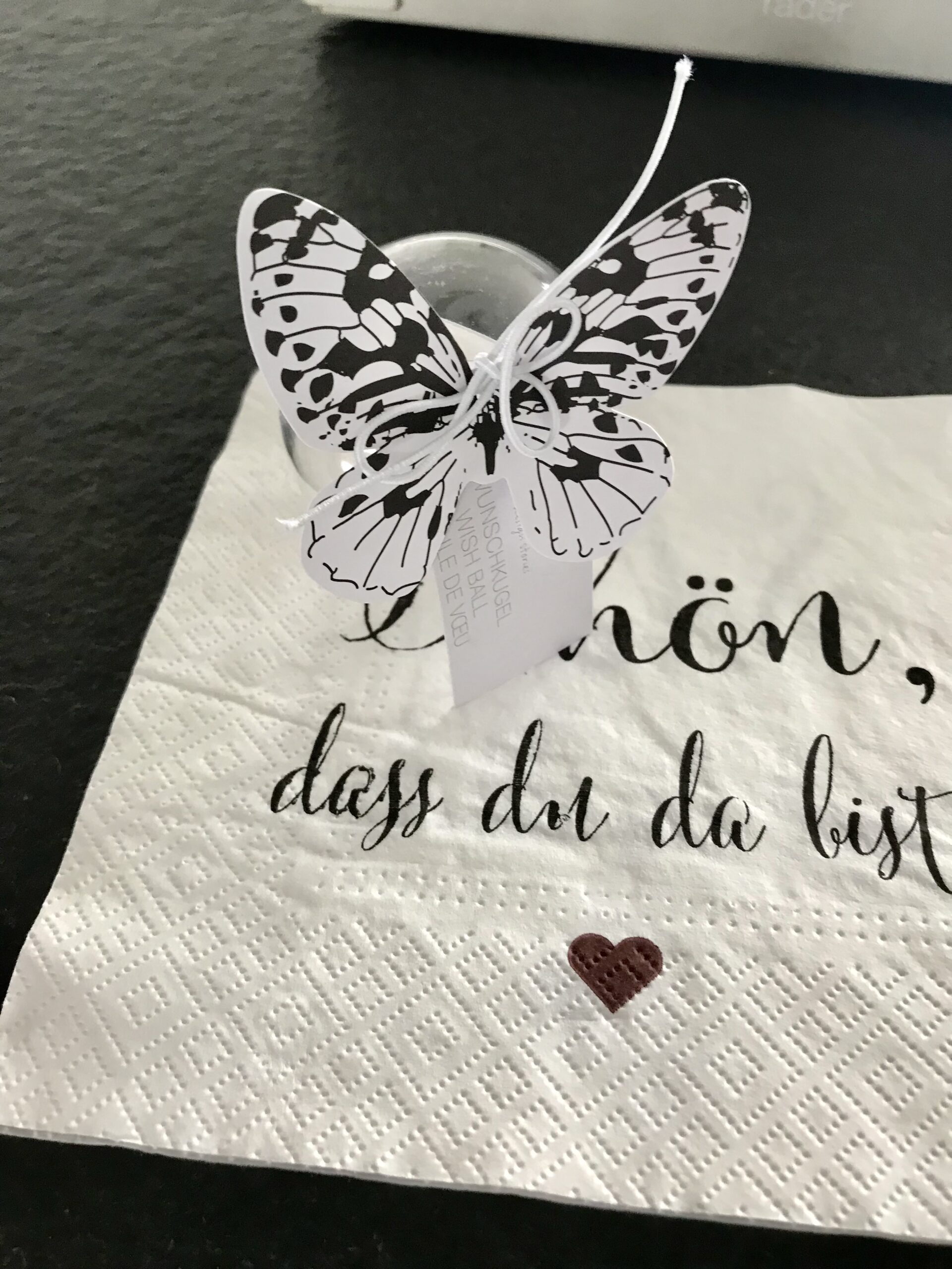 Wunschkugel Schmetterling