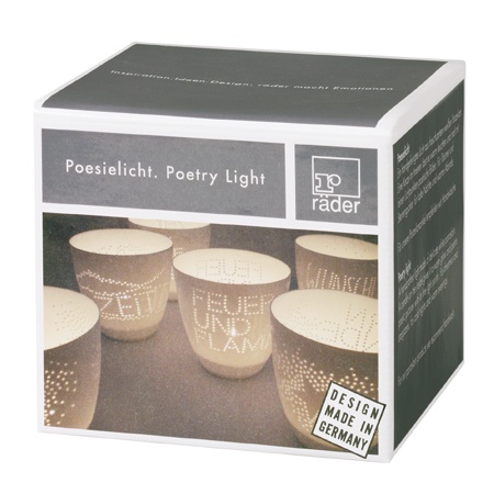 Verpackung Poesielicht