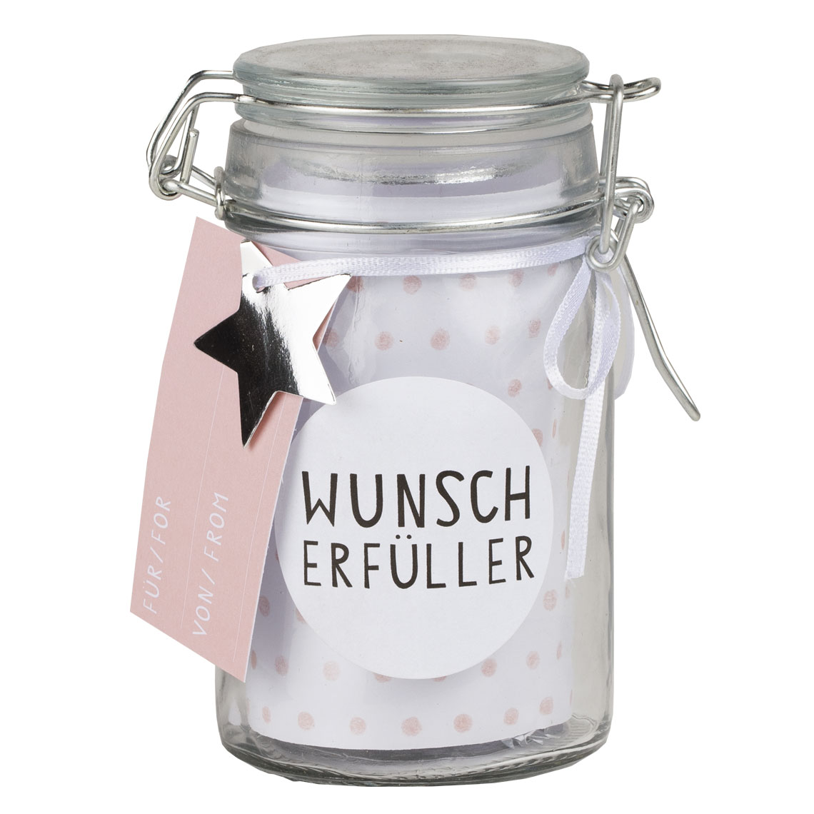 Geschenkglas Wunscherfüller