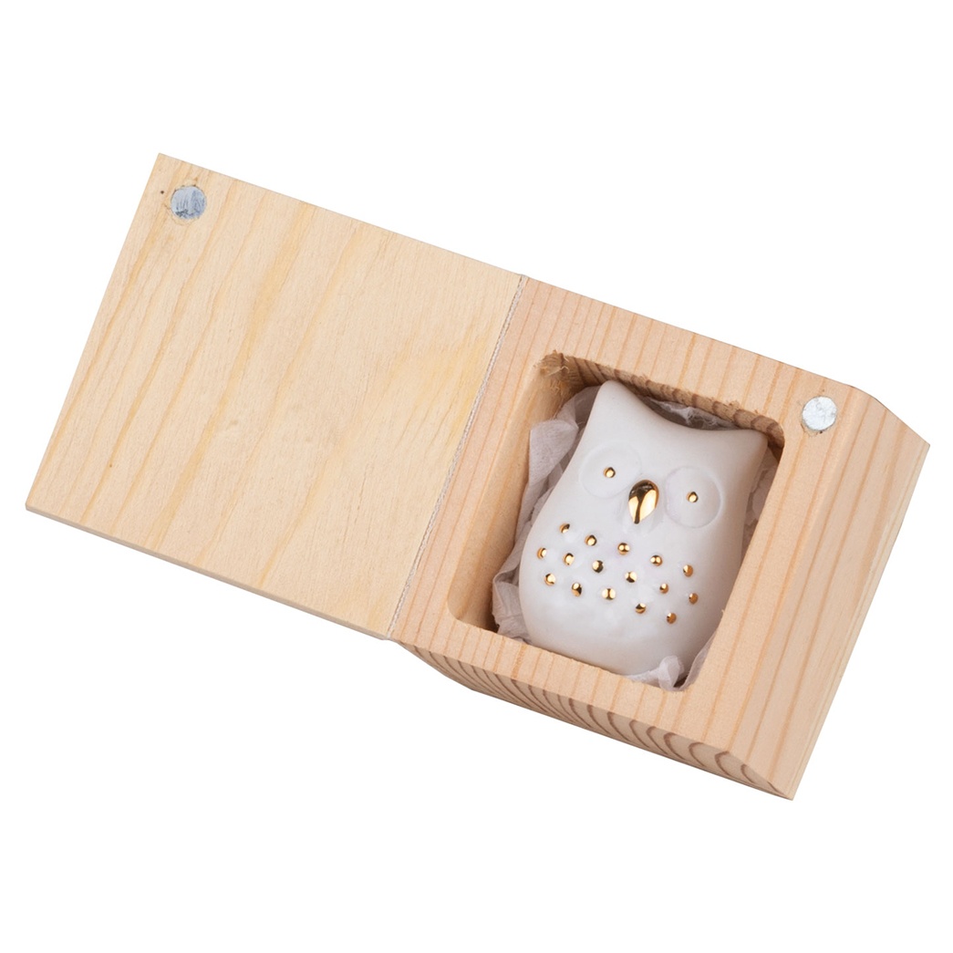 Herzstücke Glückskästchen Eule in Verpackung