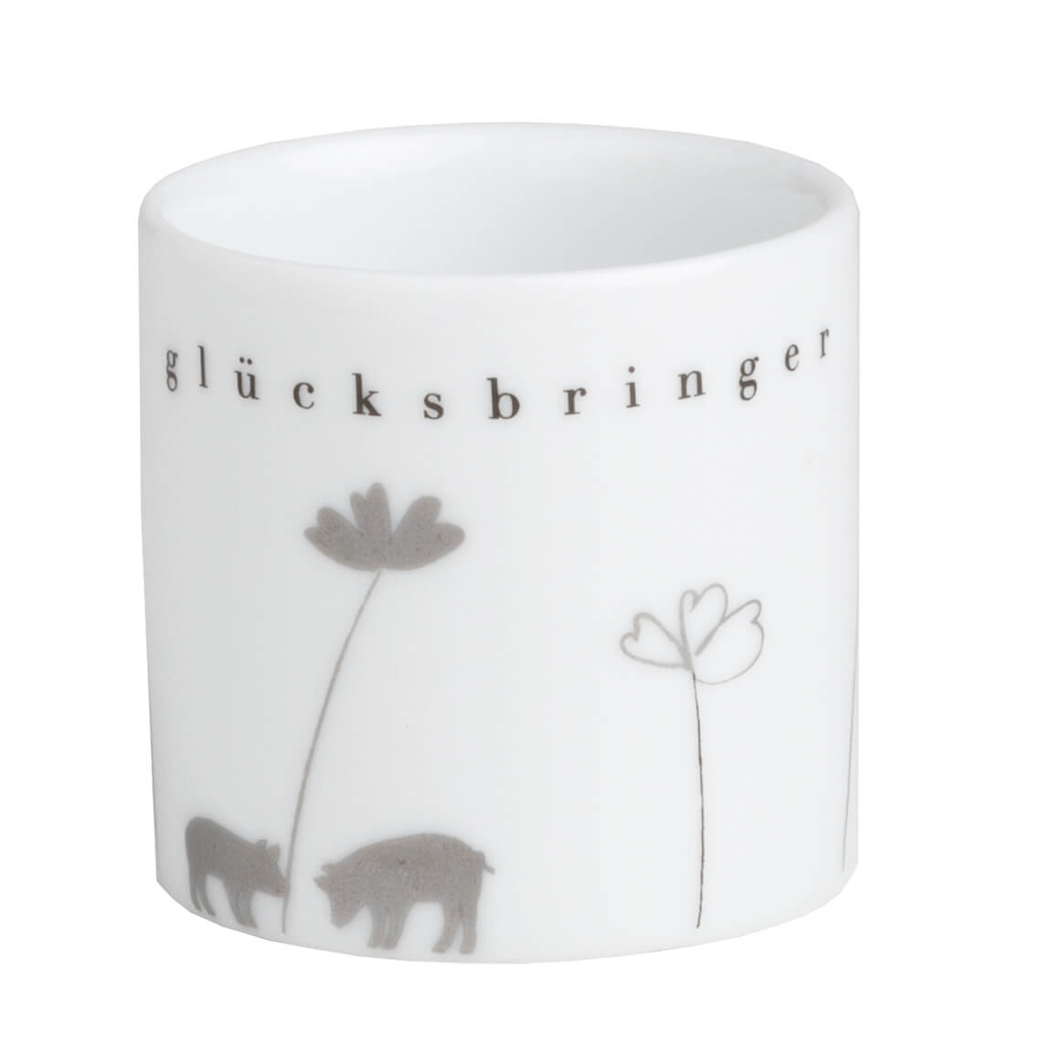 Helle Freude Teelichthalter Glücksbringer