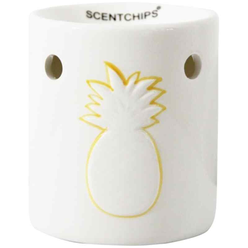 ScentBurner Ananas weiß gelb