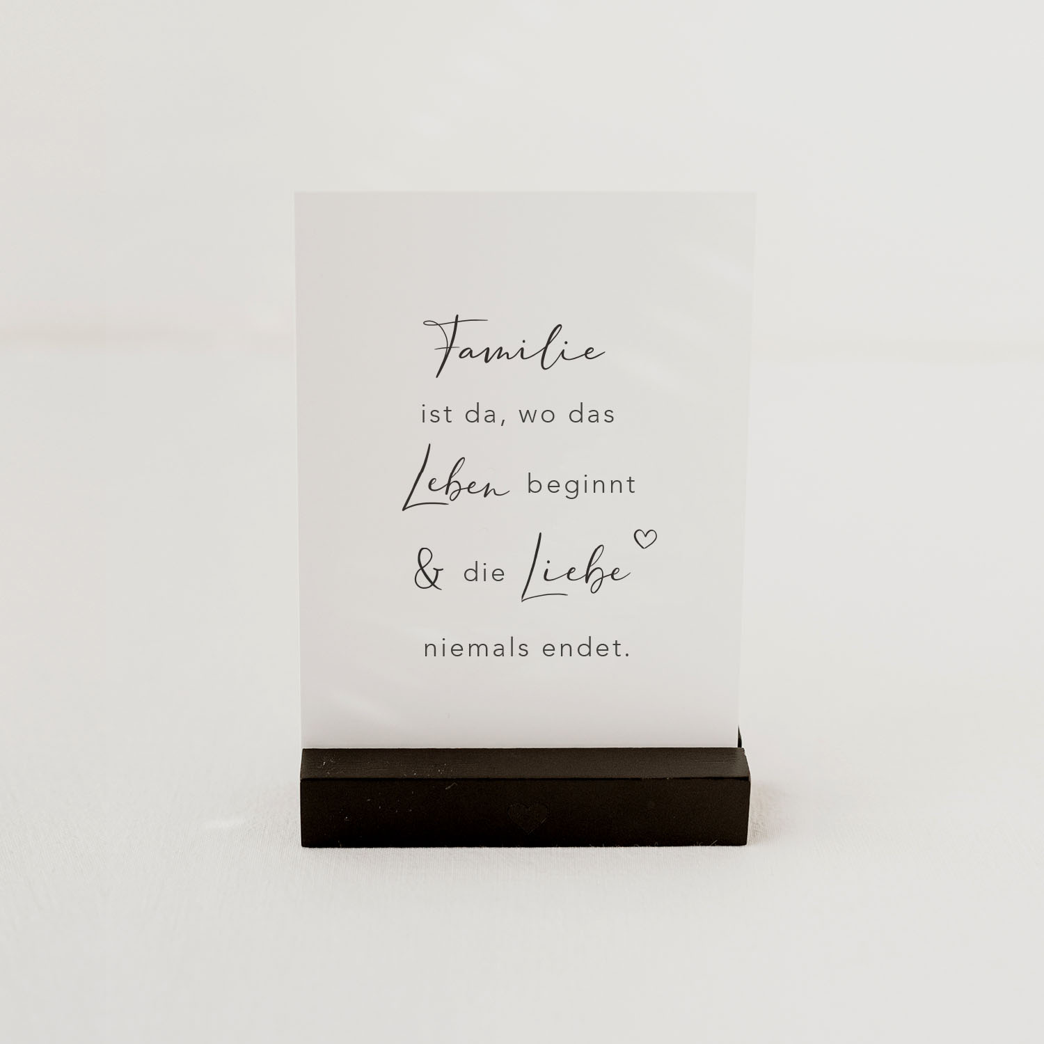 Spruchkarte Familie ist