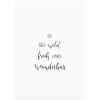 Spruchkarte Wild und frech