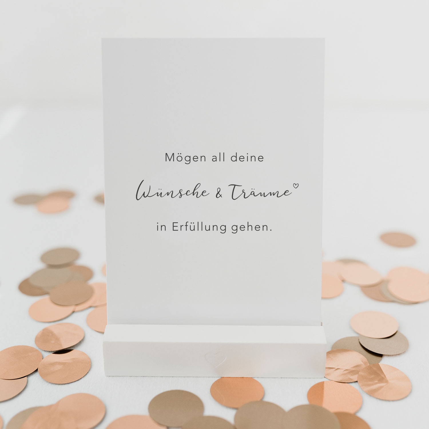 Spruchkarte Träume und Wünsche
