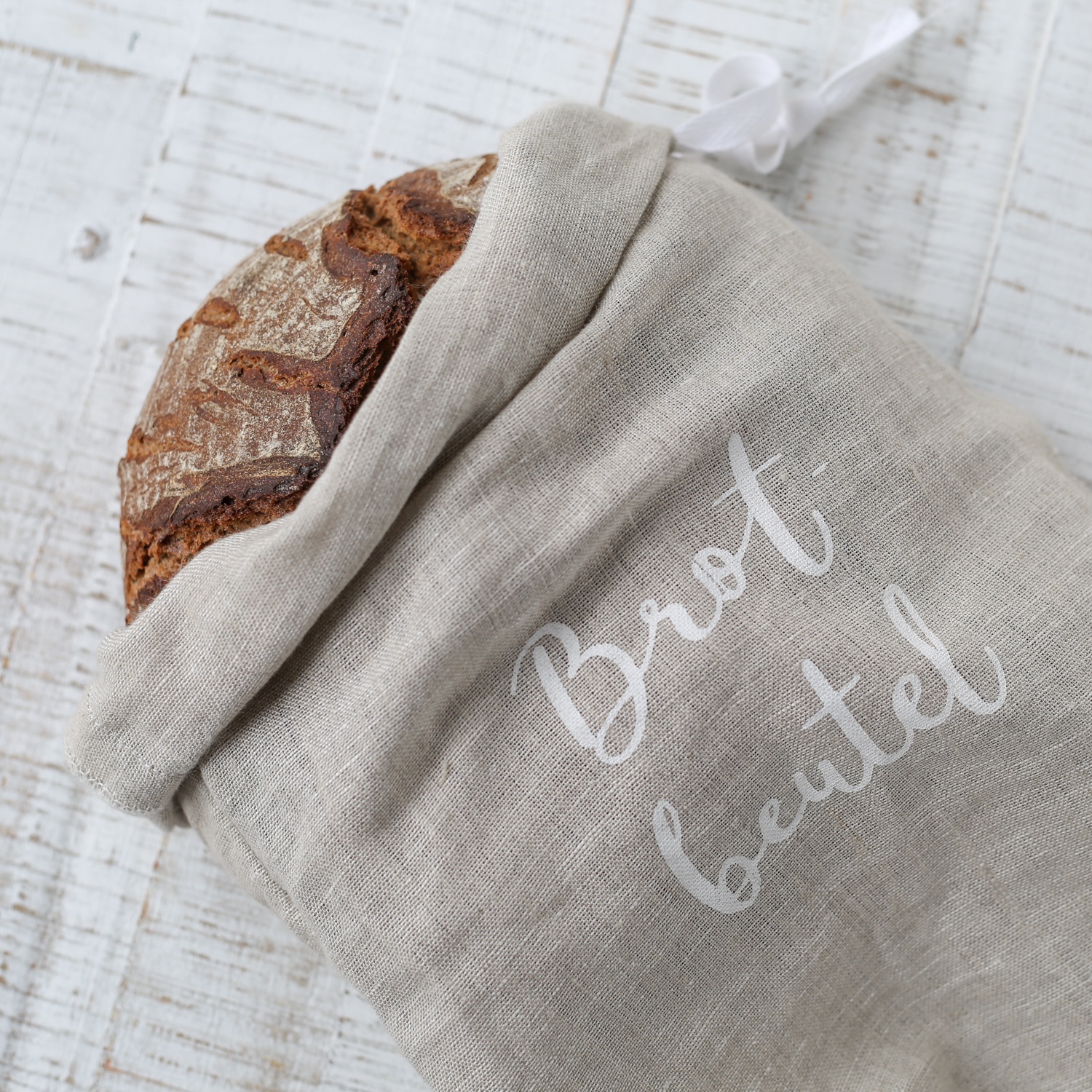 Brotbeutel aus Leinen
