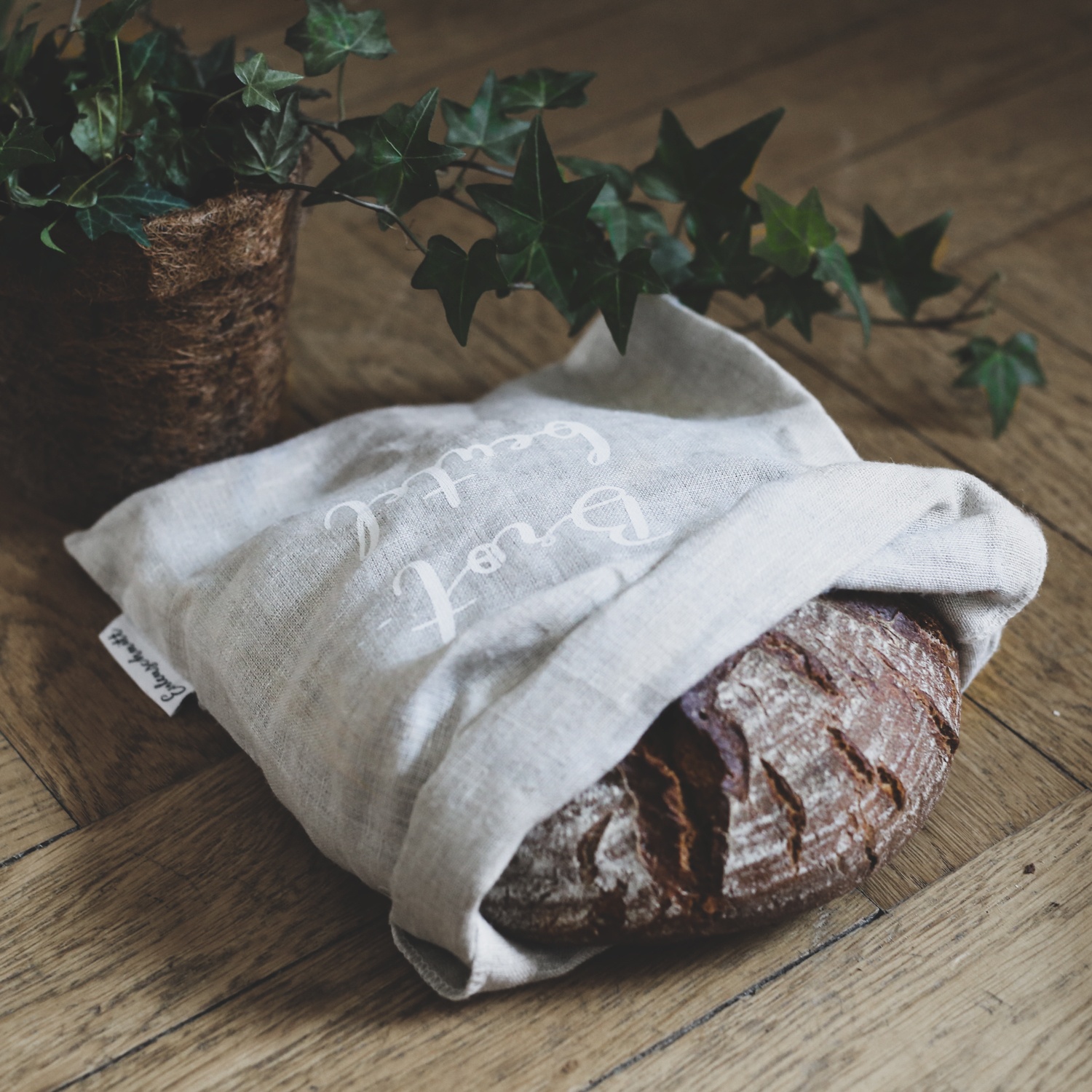 Brotbeutel aus Leinen