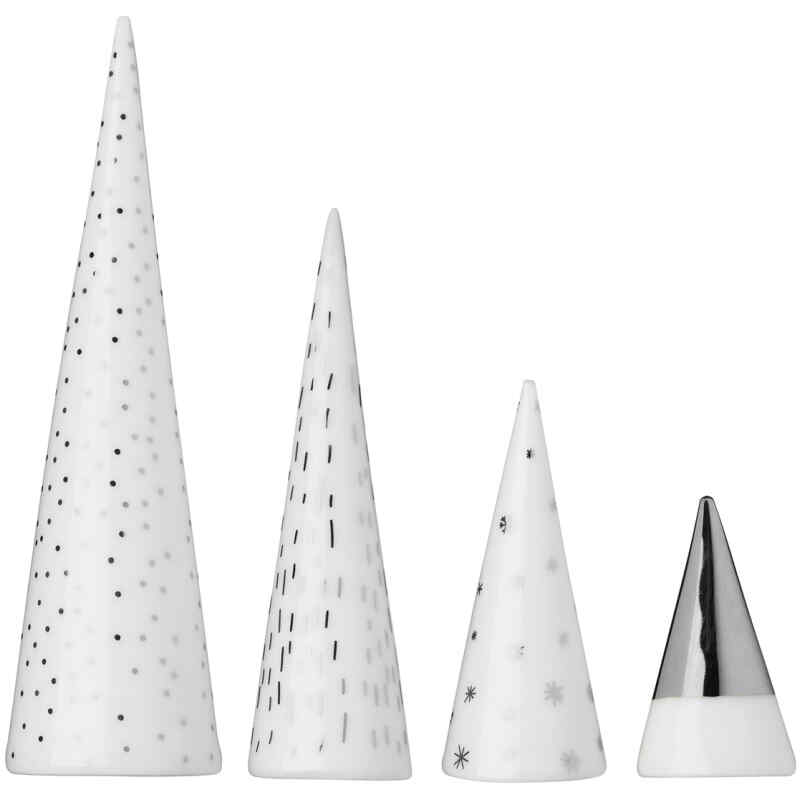 Räder Living LED Lichttanne Aus Porzellan - Weiße Deko Mit Lochmuster