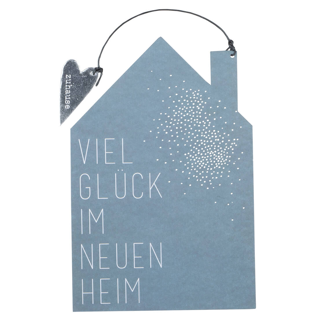 Formkarte Viel Glück im neuen Heim Pures Lebensglück
