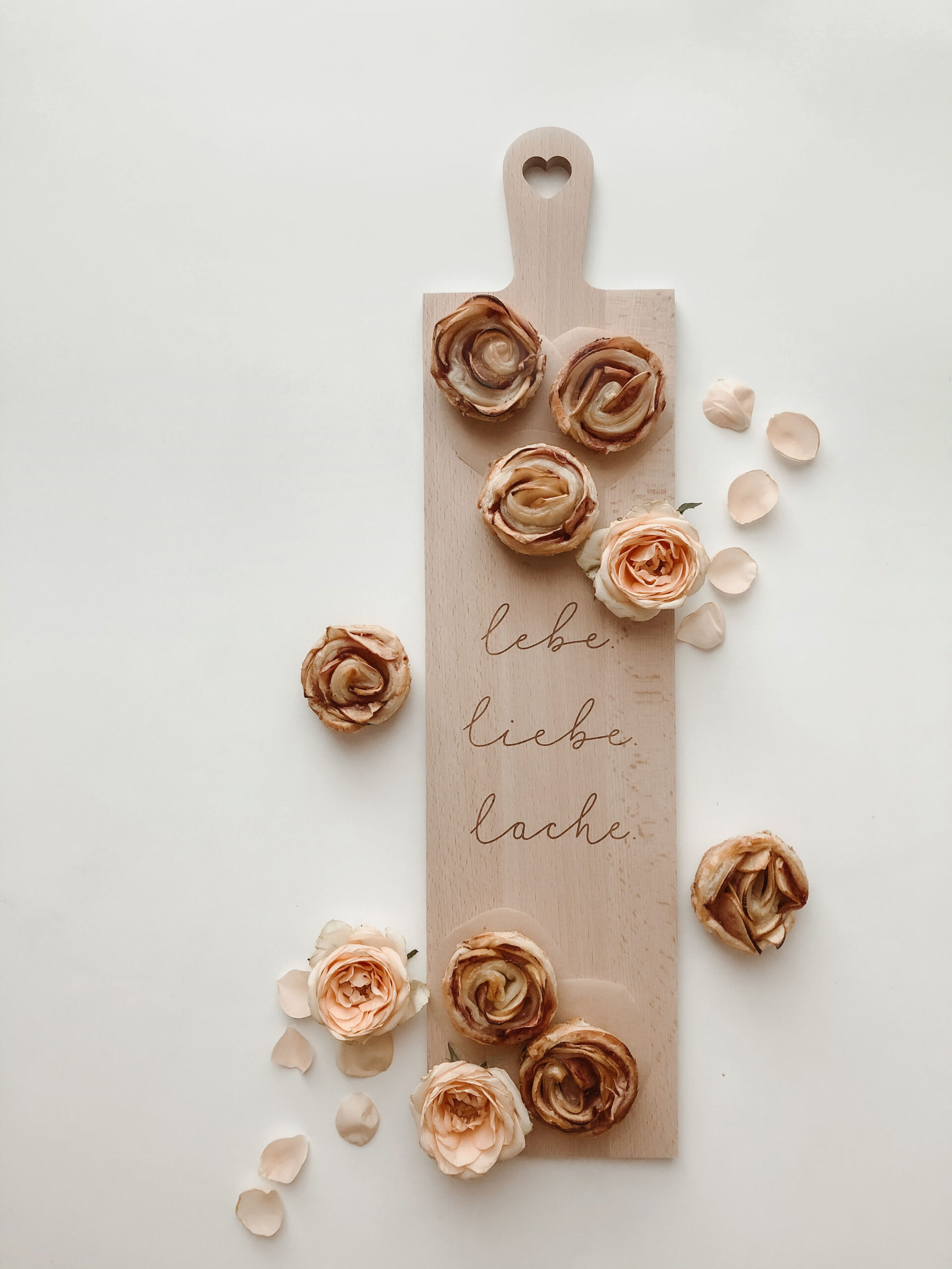 Schneidebrett Lebe Liebe Lache