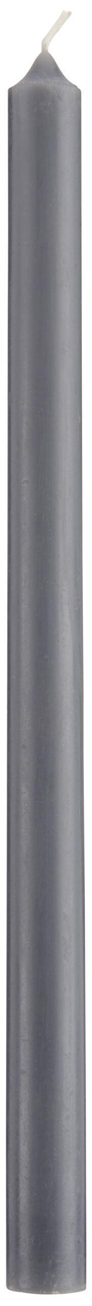Kerze dünn hoch dunkelgrau