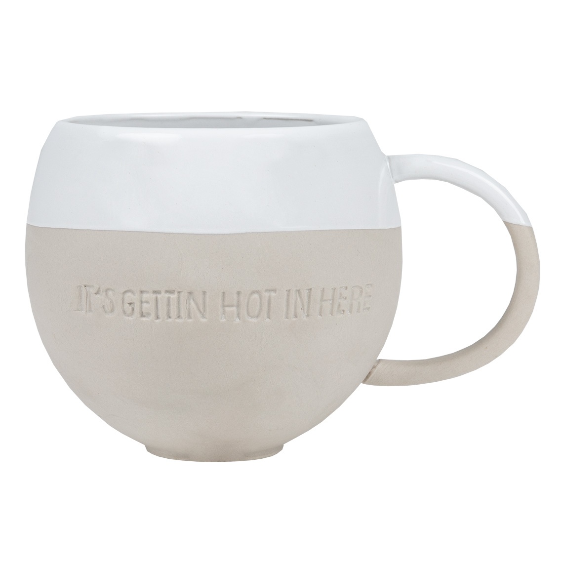 Steinzeug Tasse It’s gettin hot in here
