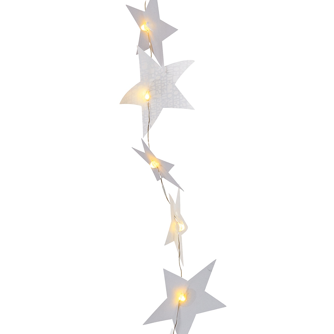 Sternenlichterkette gold