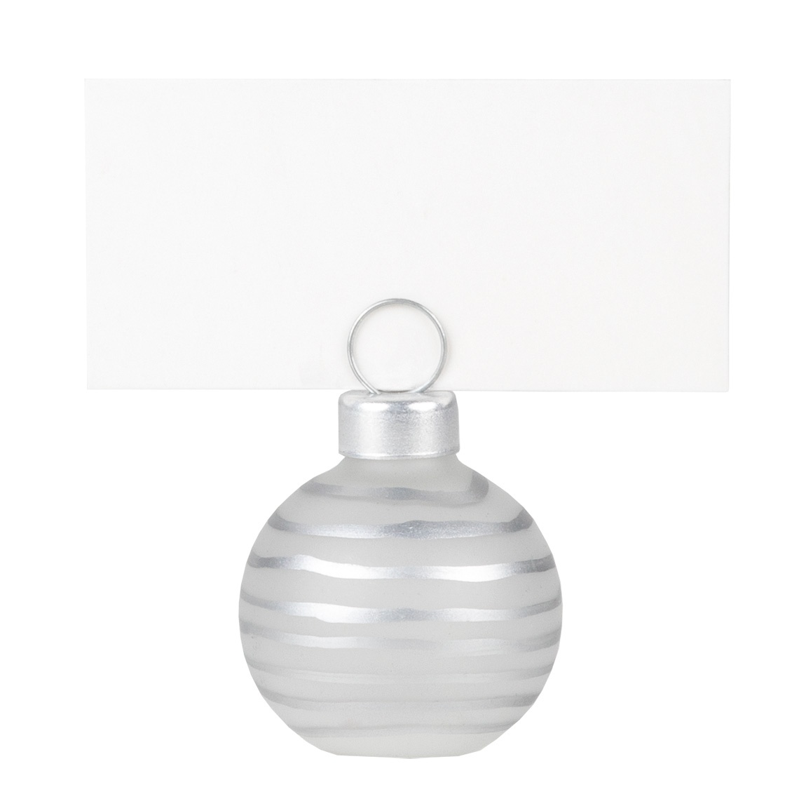 Glas Tischkartenhalter