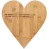 Herzschneidebrett Bambus Mittel