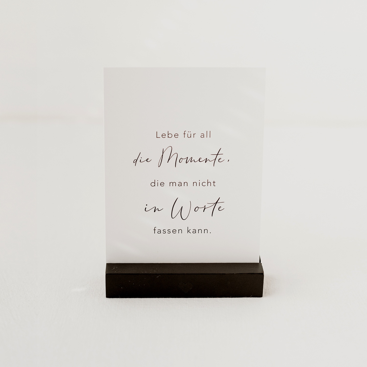 Spruchkarte Momente