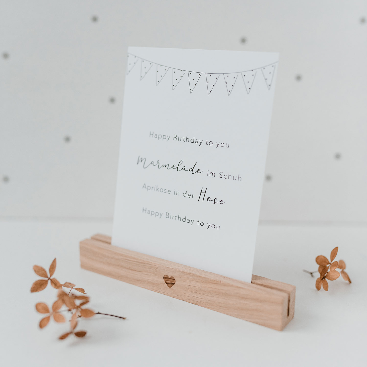 Spruchkarte Marmelade