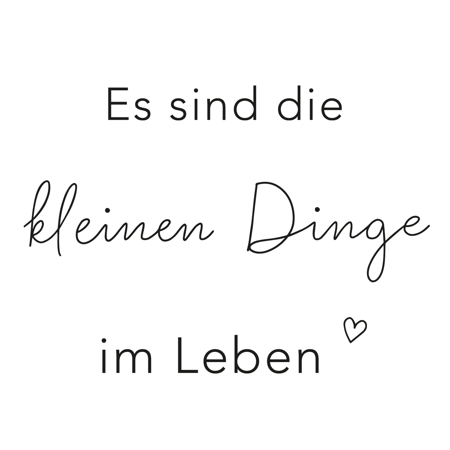 Sticker Kleine Dinge