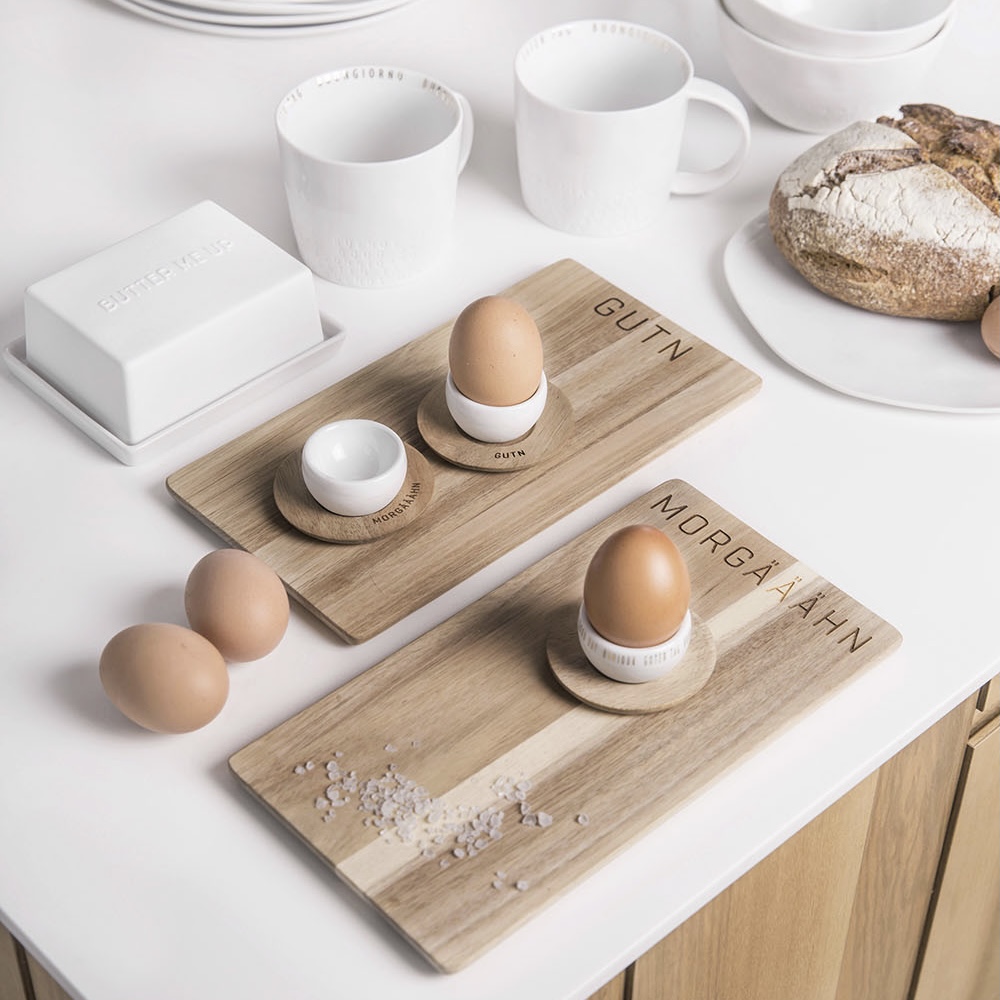 Eierbecher mit Unterteller