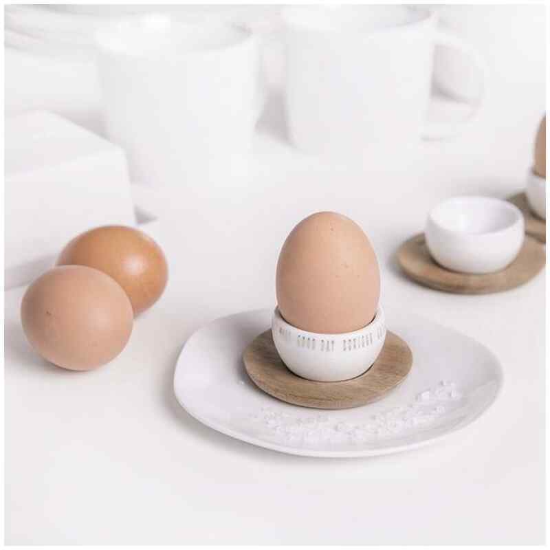 Eierbecher mit Unterteller