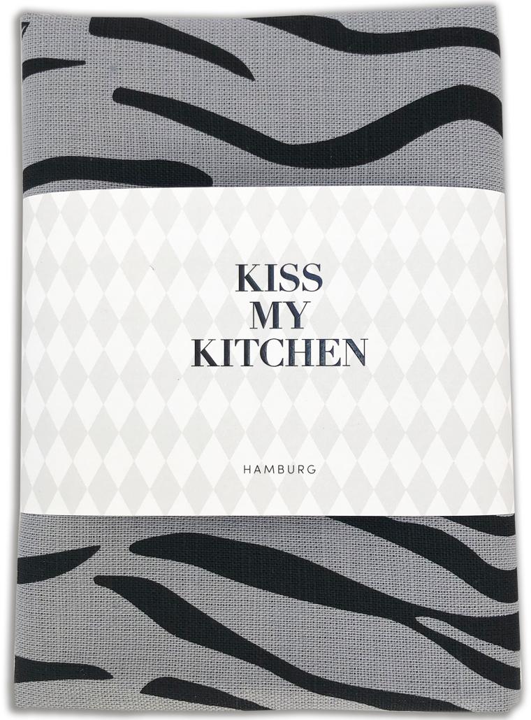 Geschirrtuch Wild grey-black