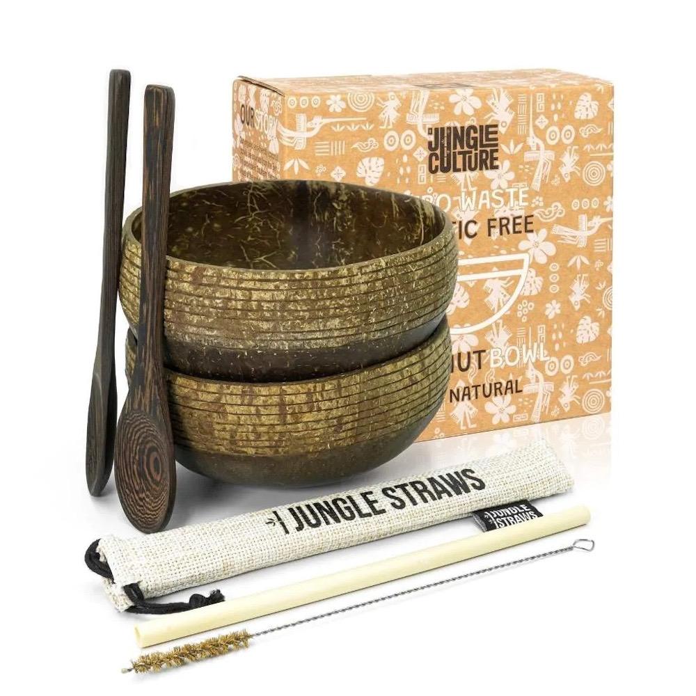 Coconut Shell Bowls & Spoons - Muster Cosmos