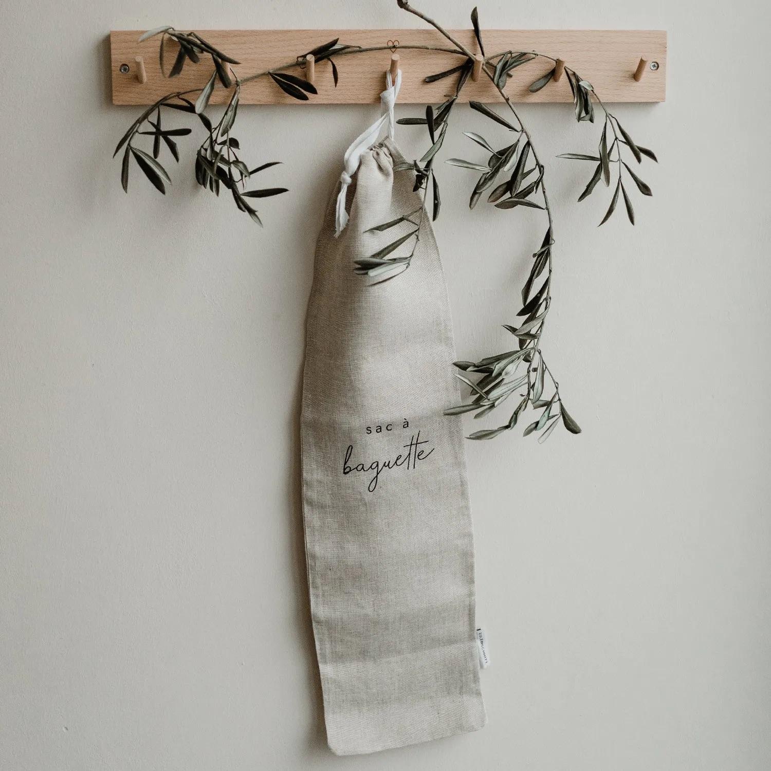 Sac a baguette aus Leinen