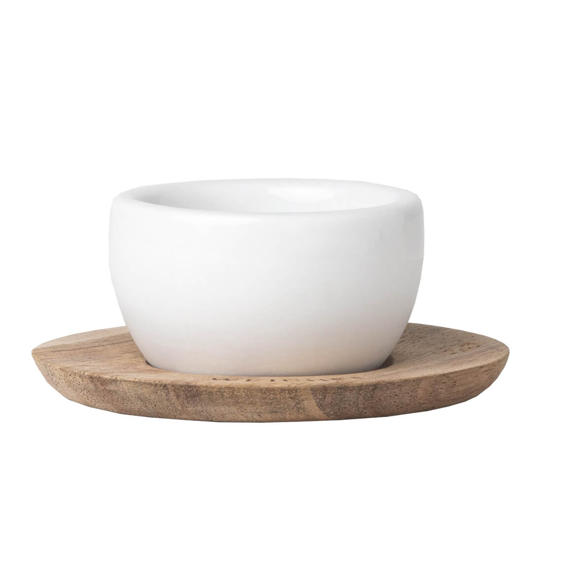 Eierbecher mit Unterteller Weichei