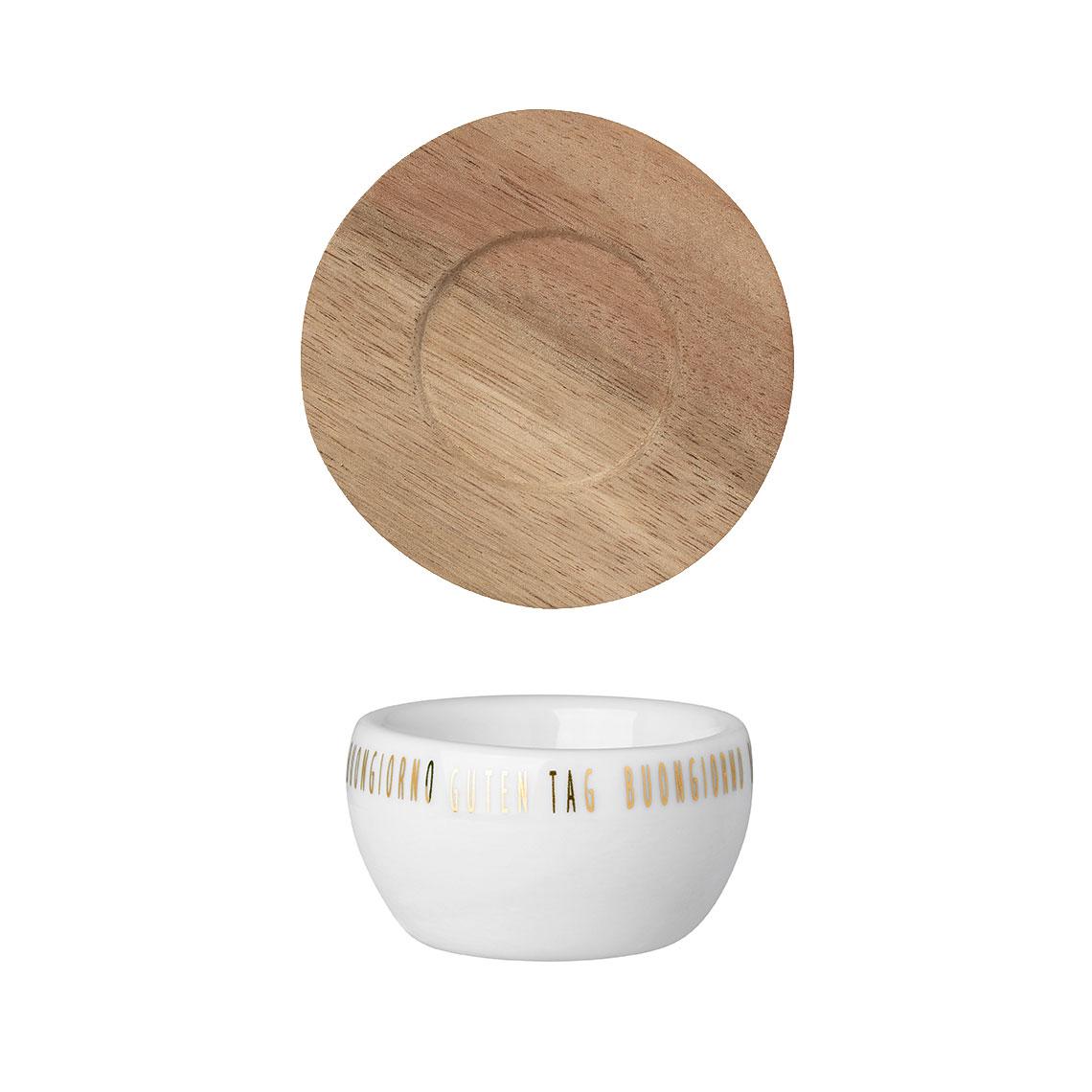 Eierbecher mit Unterteller Neutral