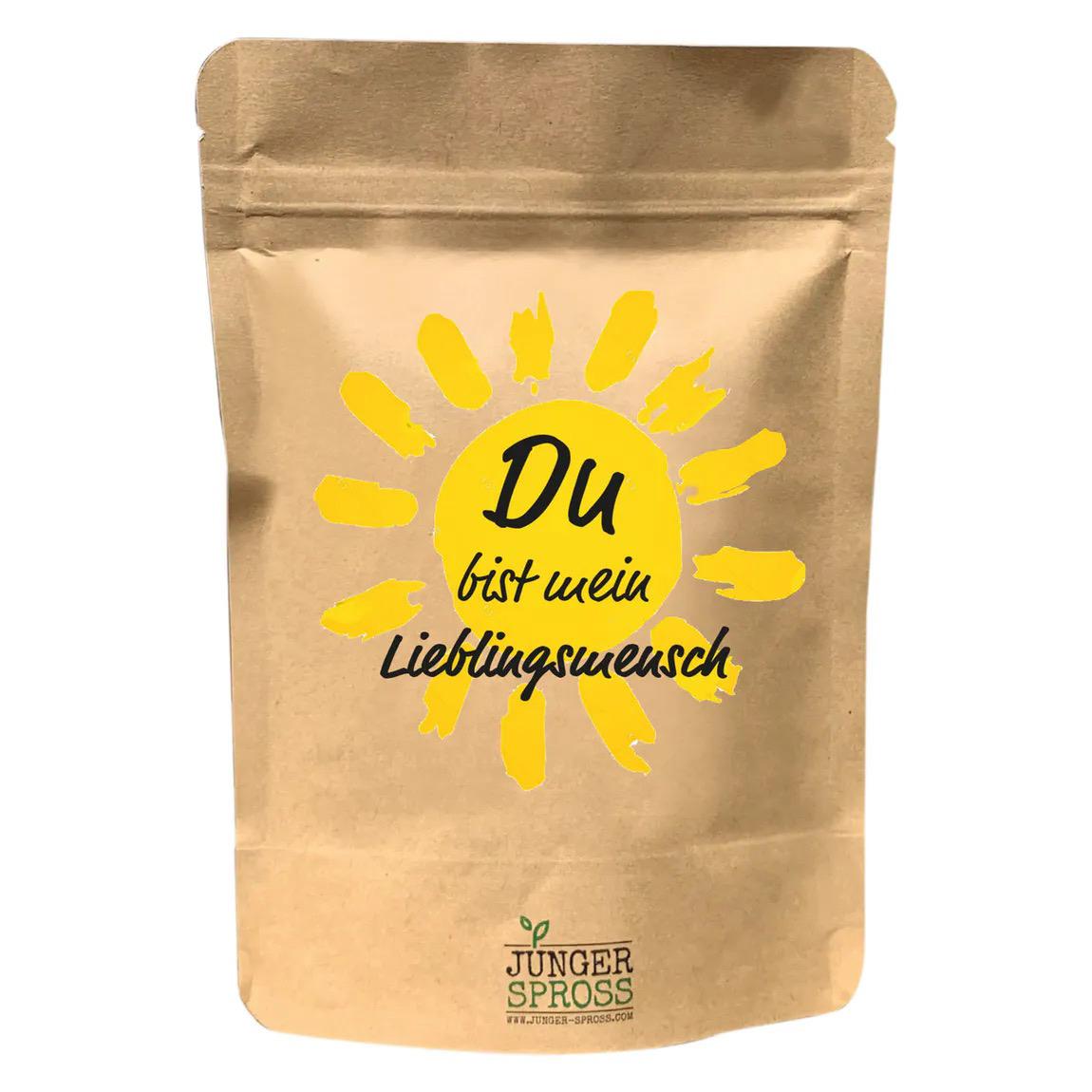 Junger Spross - Du bist mein Lieblingsmensch (Sonnenblume)