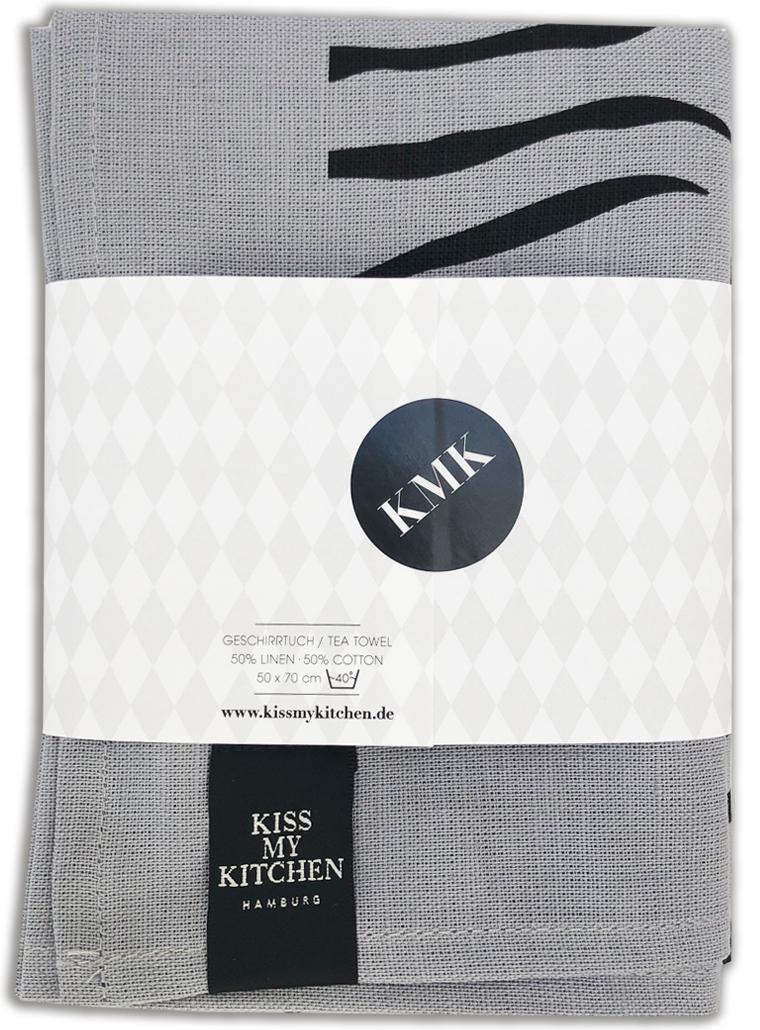 Geschirrtuch Wild grey-black