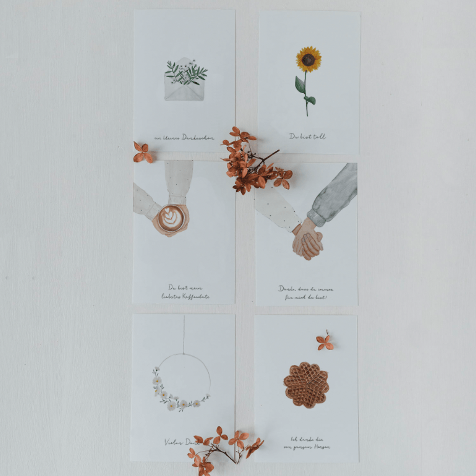 Dankeskarte Immer da