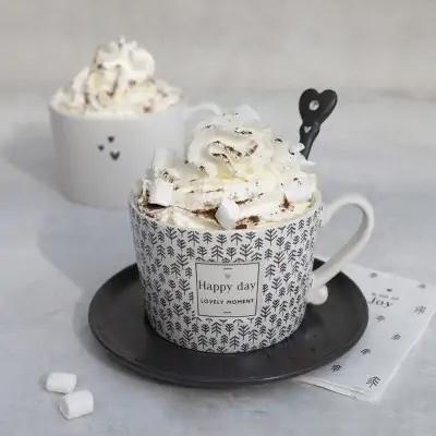 Kaffee-Löffel mattschwarz kurz