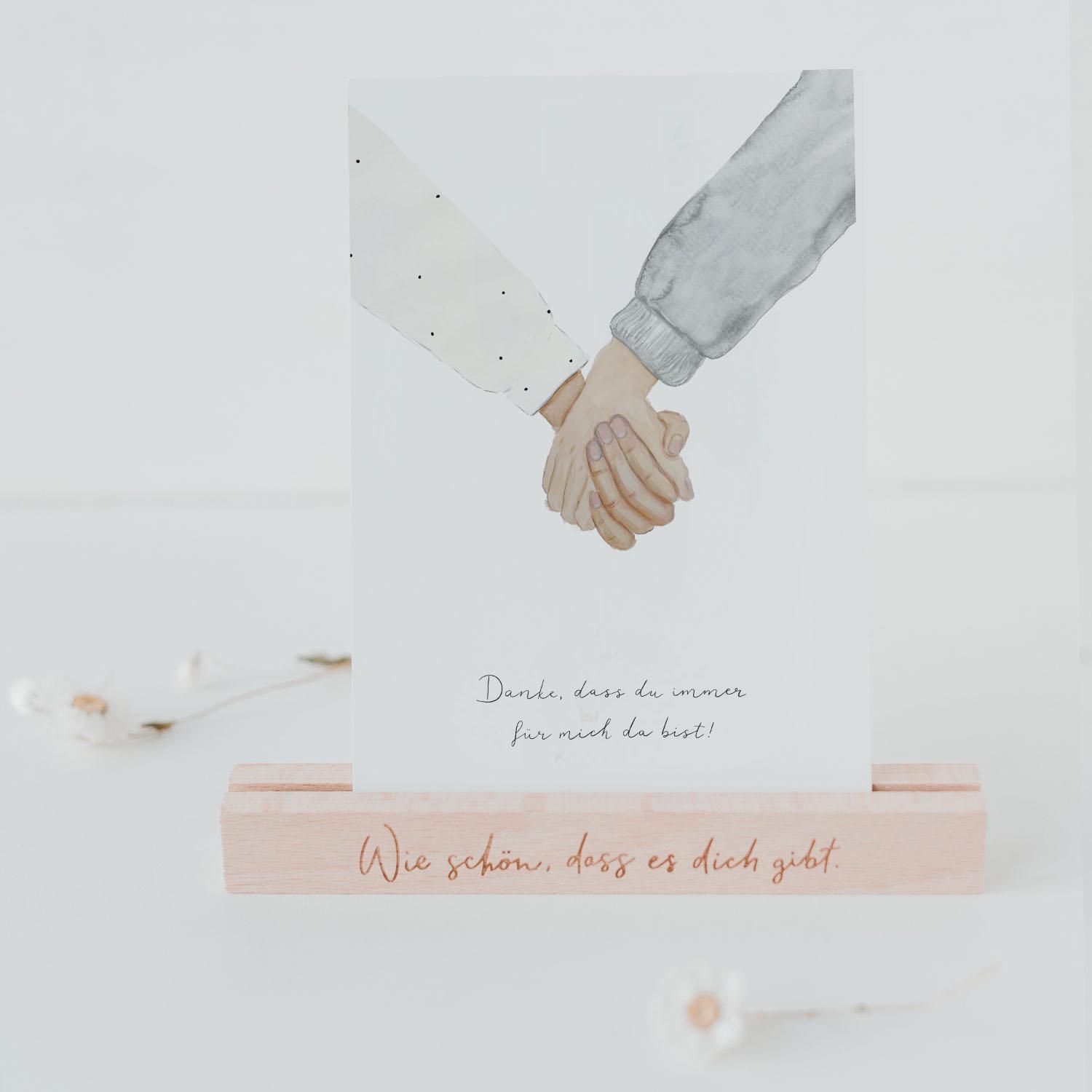 Dankeskarte Immer da