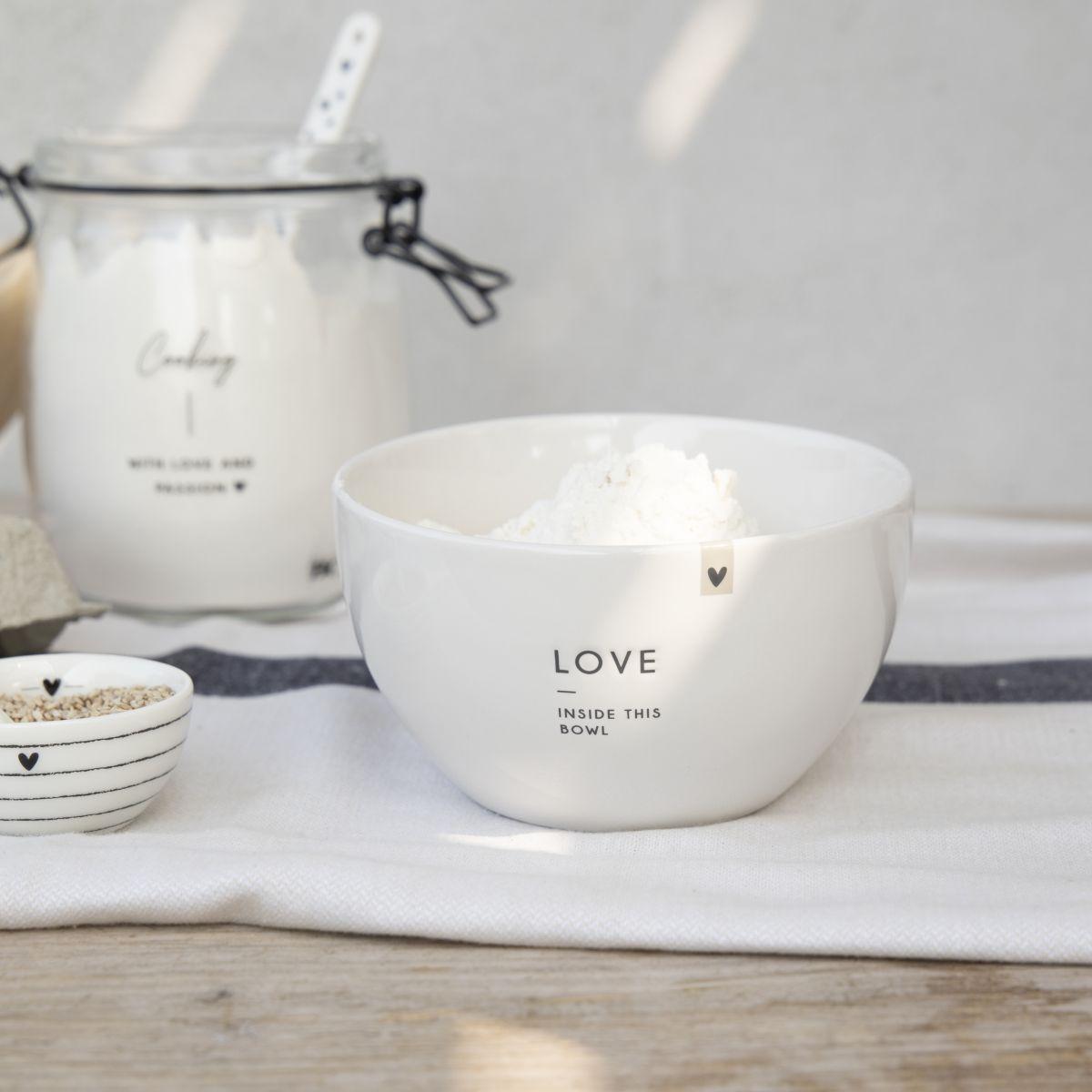 Bowl White/Love inside this Bowl