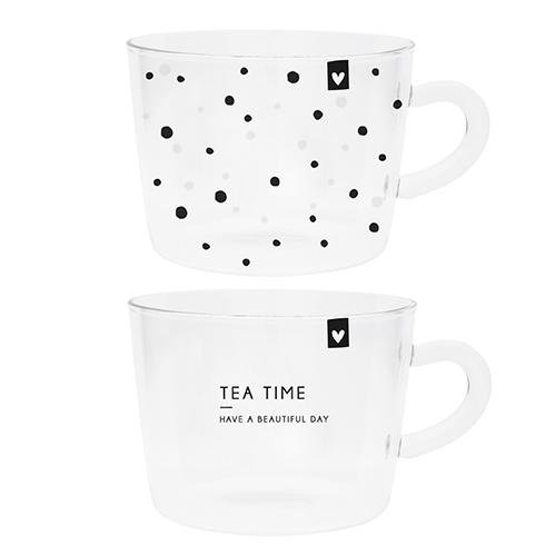 Tumblr Tee Glas Dots / Tea Time