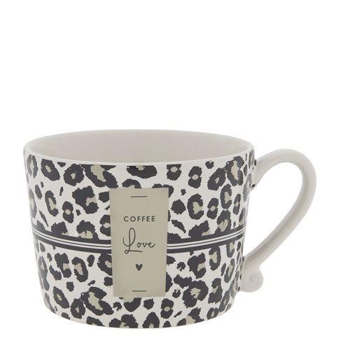 Tasse White/Leopard Coffee Love