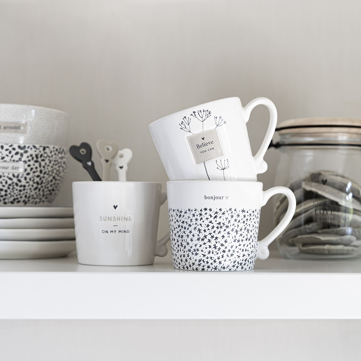 Kaffee-Löffel schwarz kurz