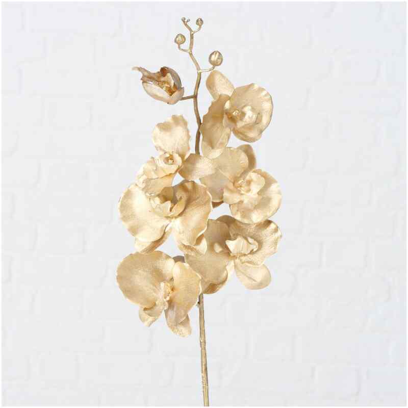 Dekozweig Orchidee Gold