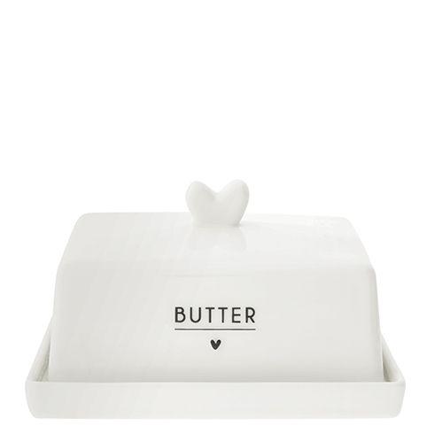 Butterdose White/Heart in Black